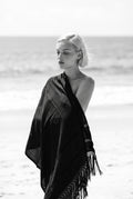 Authentic Mexican Silk Shawl Wrap