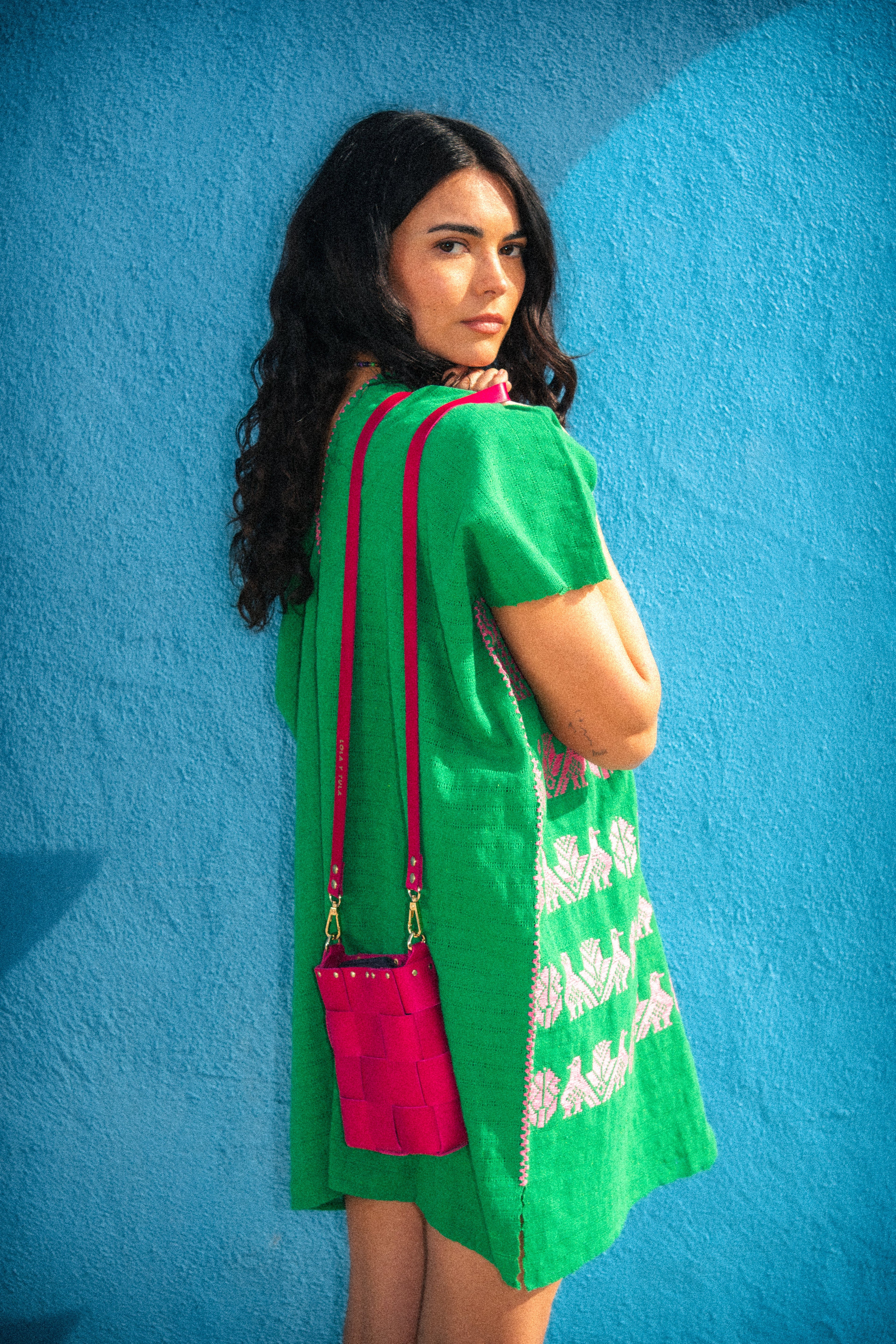 Mini Tula Bag - Hot Pink